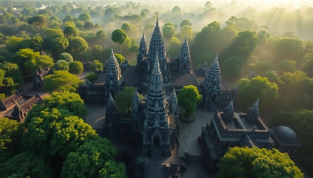 jungle encased angkor wat temples