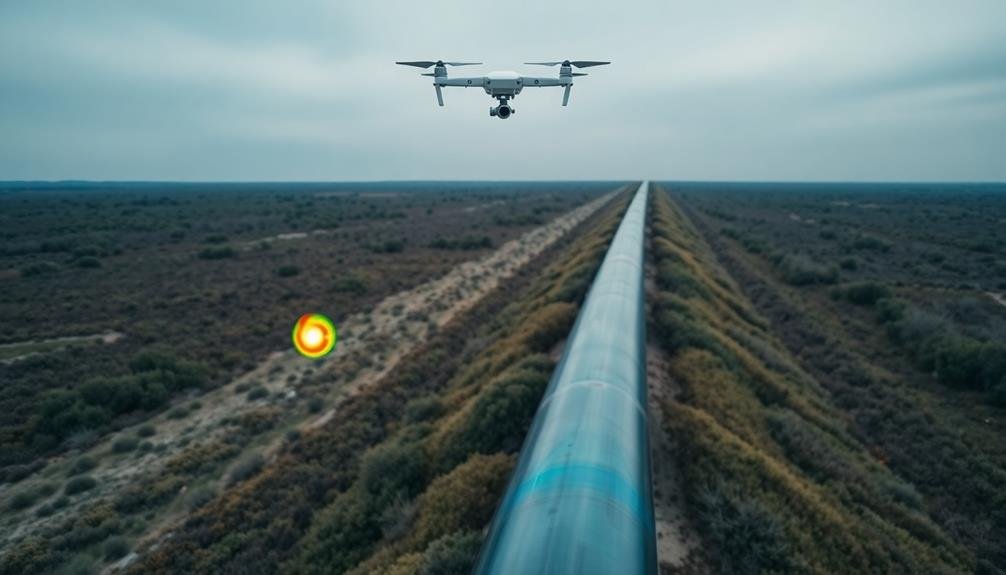 leak detection with thermal imaging