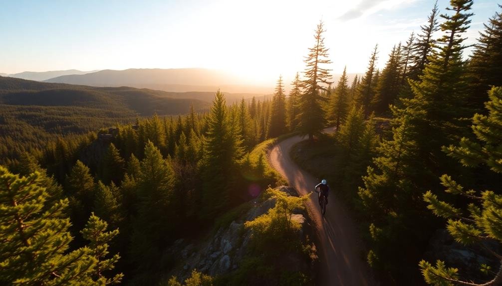 mountain trail drone safety