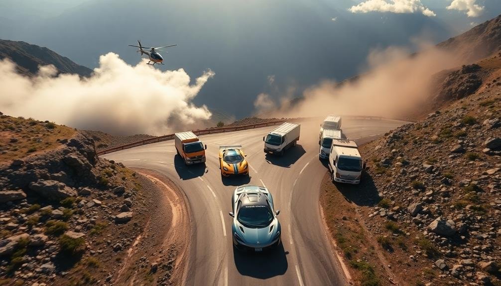 multivehicle choreography coordination techniques