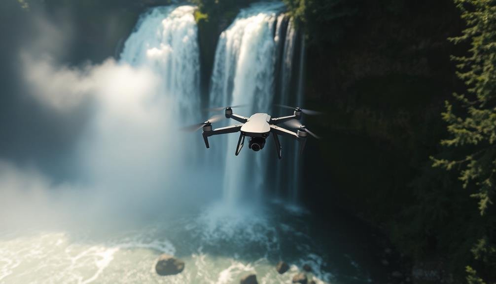 navigating waterfalls with caution