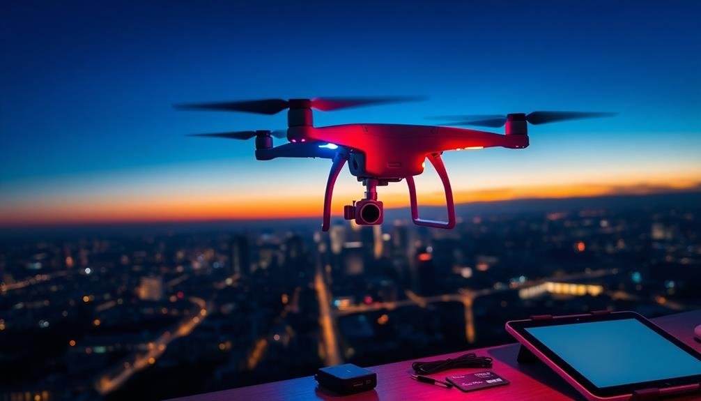 night drone photography gear