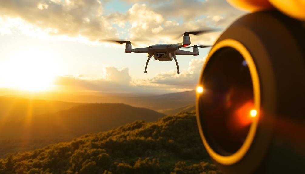 optimal lighting for drones