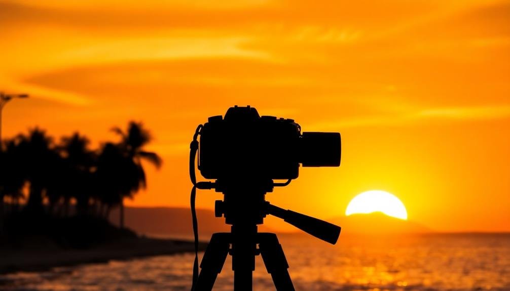 optimal sunset photography moment
