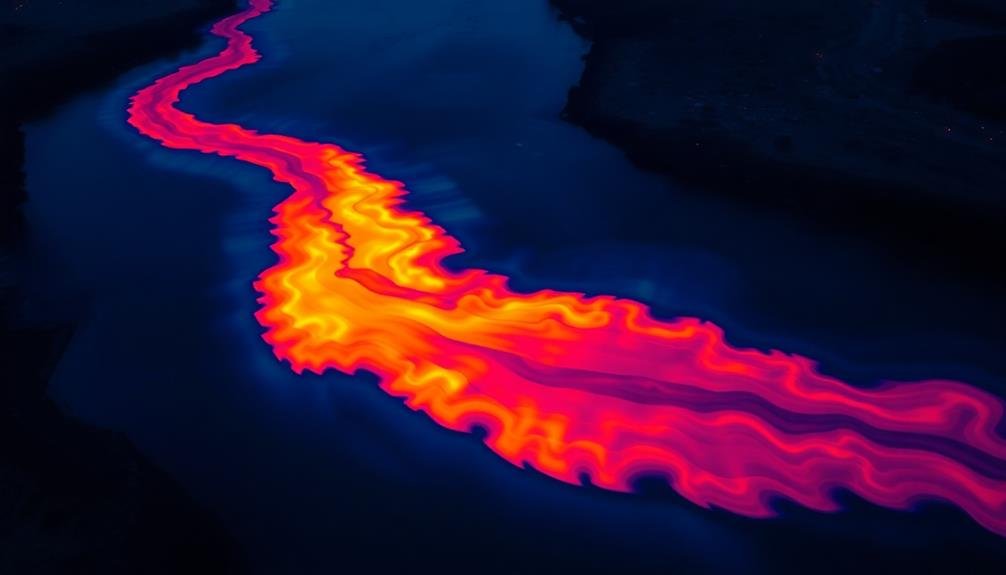 pollutant detection via thermal imaging