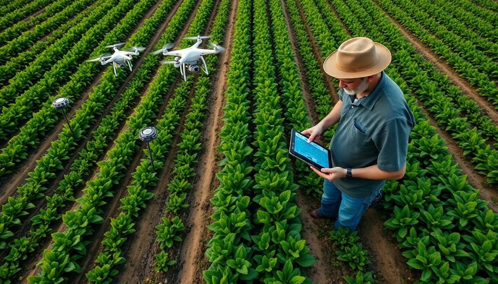 precision technology for crop monitoring