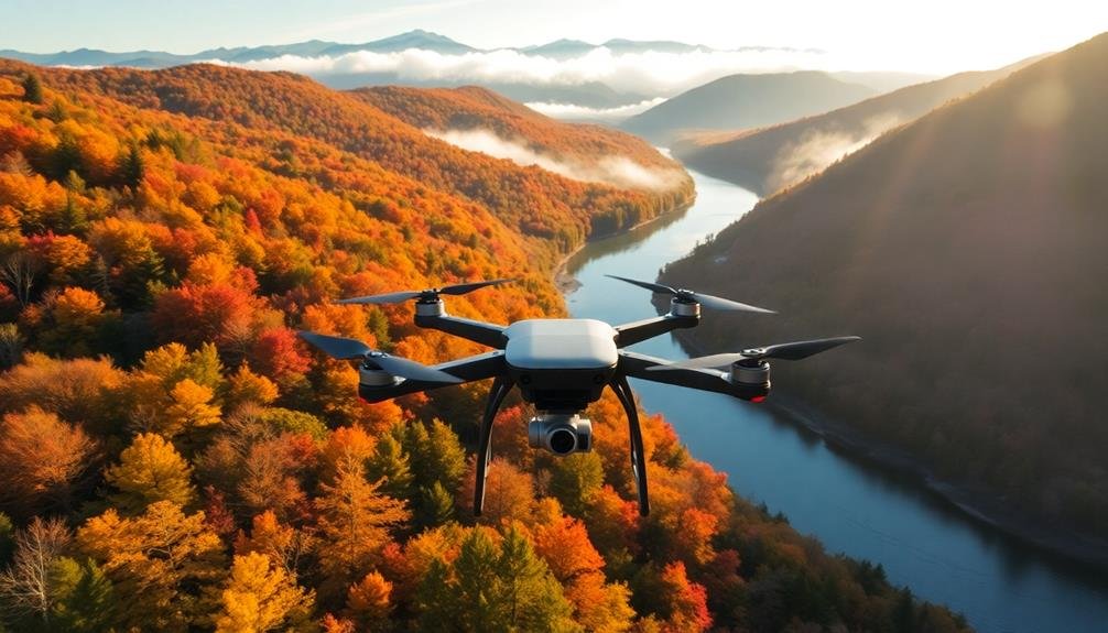 showcasing aerial nature photography