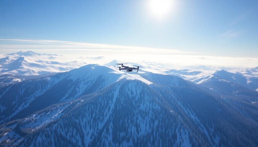 snow survey drone planning