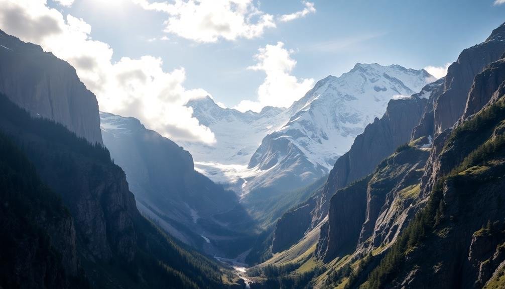 stunning peaks and valleys