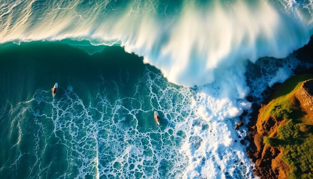 surfing at pipeline hawaii