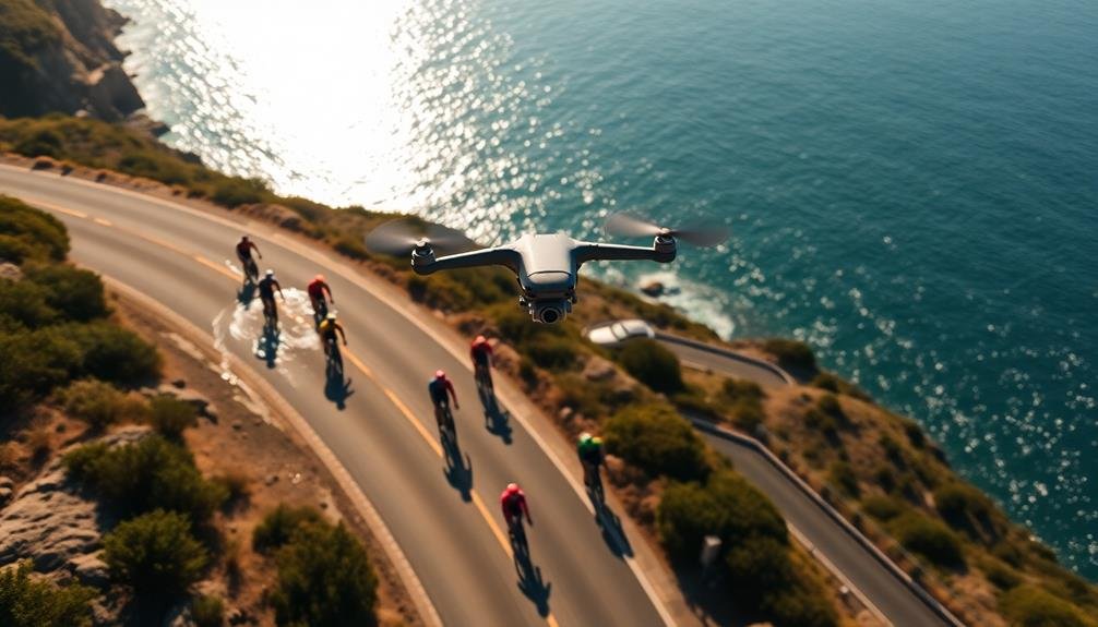 triathlon photography drone equipment