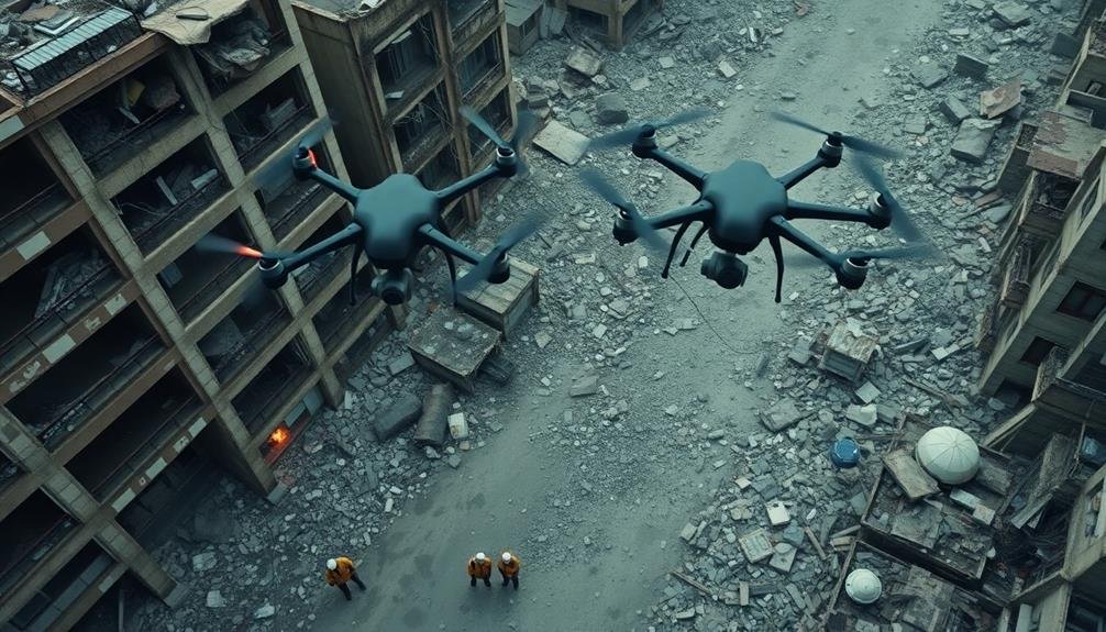 uav techniques for victim location