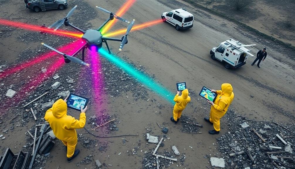 uavs collaborating with ground teams