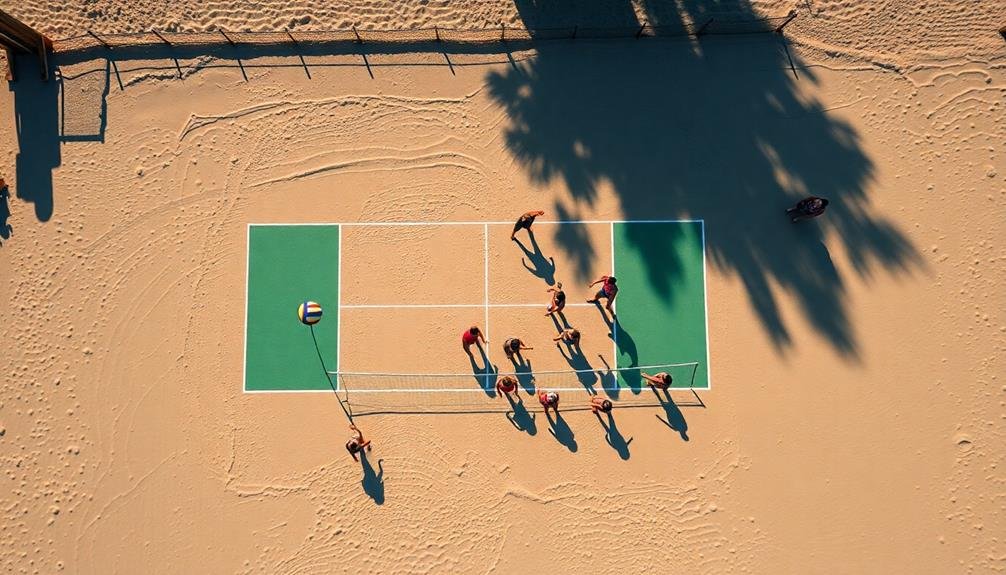 volleyball match composition techniques