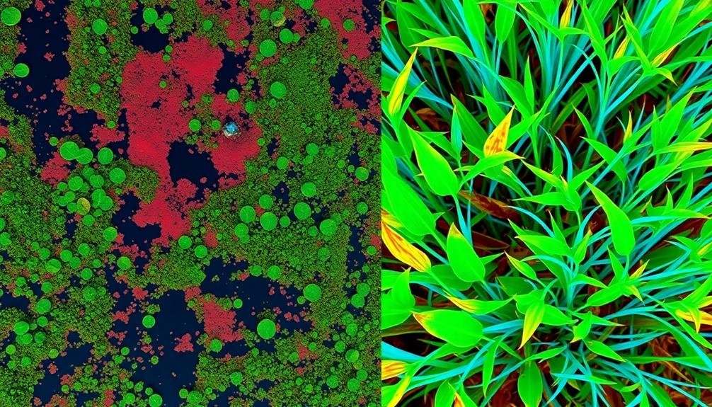 wetland plant stress detection